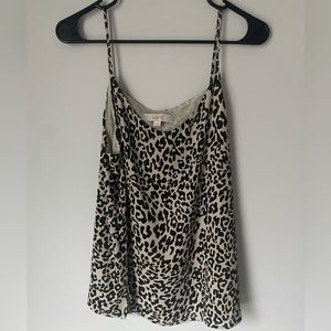 Loft cheetah print tank